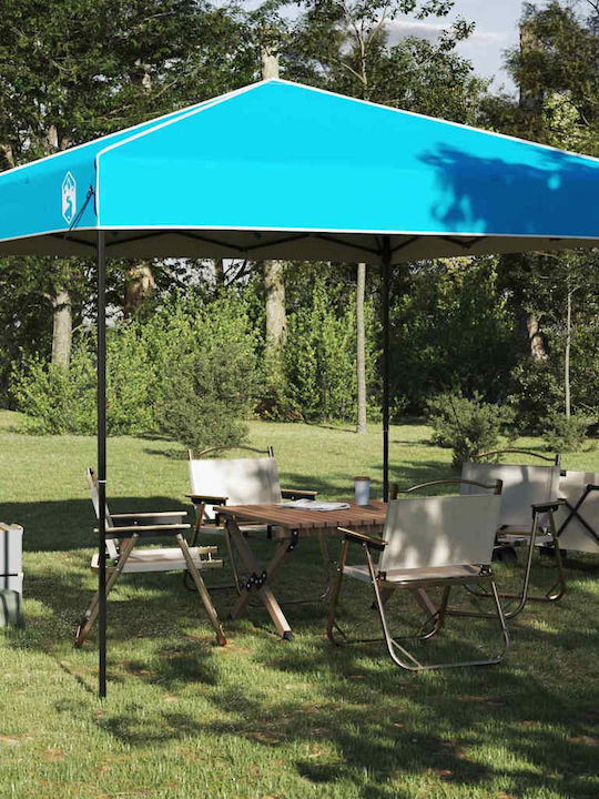 vidaXL Gazebo Grădină Albastru x2.5m