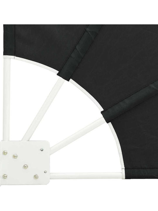 vidaXL Garden Sideway Sunshade Roller Gray 1.4x1.4cm