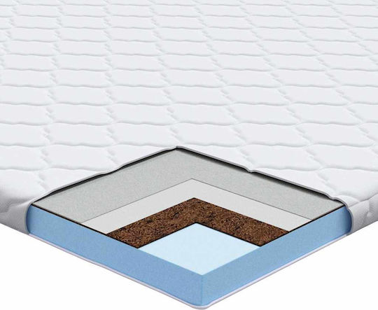 vidaXL Ανώστρωμα Μονό Polyester 100x200x5εκ.
