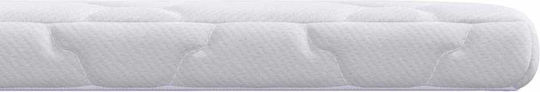 vidaXL Mattress Topper Half Double Polyester 120x200x5cm