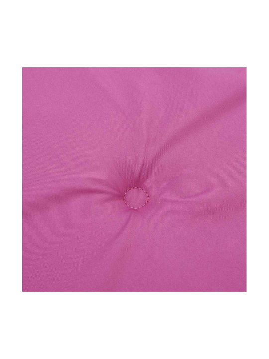 vidaXL Wasserdichtes Gartenstuhlkissen für Sitzbank Rosa 50x120cm
