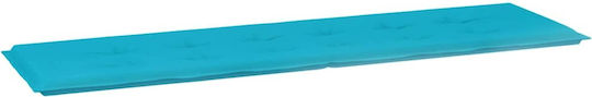 vidaXL Waterproof Bench Cushion for Garden Bench Turquoise 50x180cm