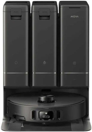Mova Z50 Ultra Roboter-Staubsauger mit Laser-Kartierung und Saugkraft 19000Pa Schwarz