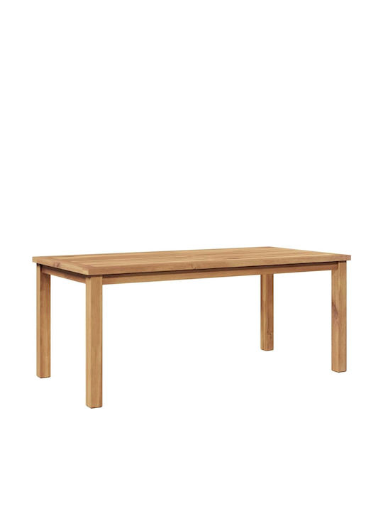 Garden Table for Outdoor Sitting Area from Teak Brown 110x55x45cm