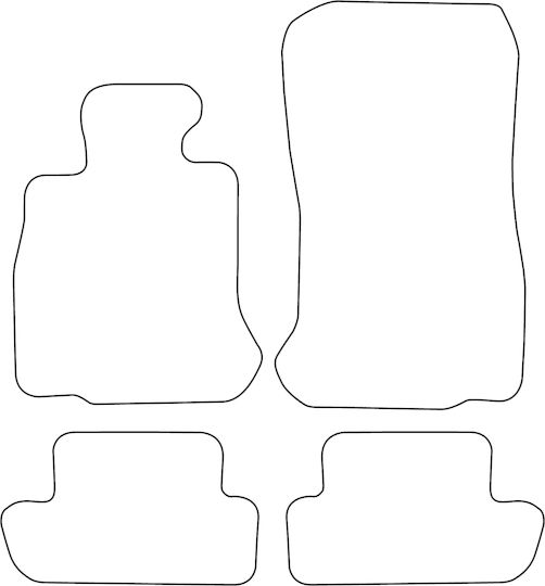 Velour Carpet Set Compatible Bmw 6 Series F12/f13 2011-2018 Red Edging