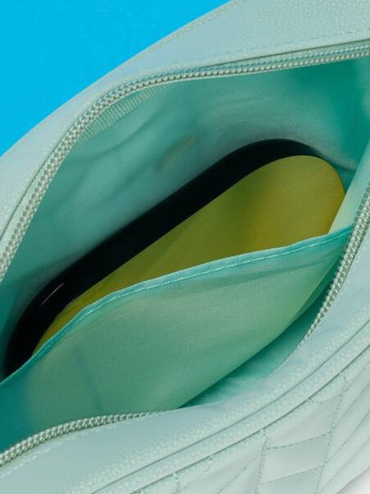 Travel Cosmetic Bag In Green Color Inner Pocket Peterson