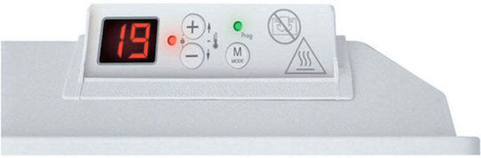 Airelec Basic Pro 2000 Θερμοπομπός Τοίχου 2000W με Ηλεκτρονικό Θερμοστάτη 74x44cm Λευκός