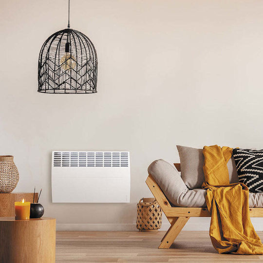 Atlantic F120 Wifi Connect 10 Конвектор Стенен 1000W с Електронен Термостат и WiFi 46.1x11.4см Бял