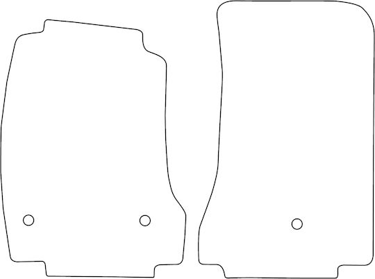 Set Velour Car Mats Matching Chevrolet Corvette C6 Z06 2004-2013 Blue Edging