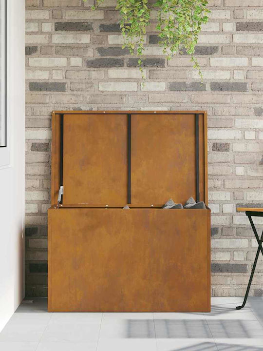 vidaXL Outdoor Storage Box Brown L80xW50.5xH50cm