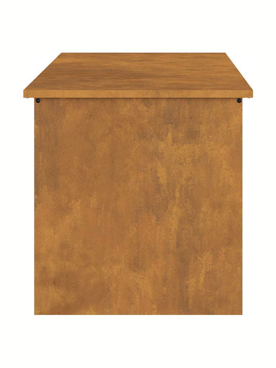 vidaXL Outdoor Storage Box Brown L100xW50.5xH50cm