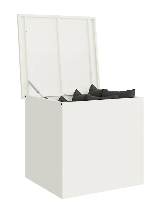 vidaXL Outdoor Storage Box White L55xW50.5xH50cm