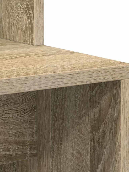Birou de Calculatoare din Lemn de Stejar Sonoma 78.5x37x154.5cm