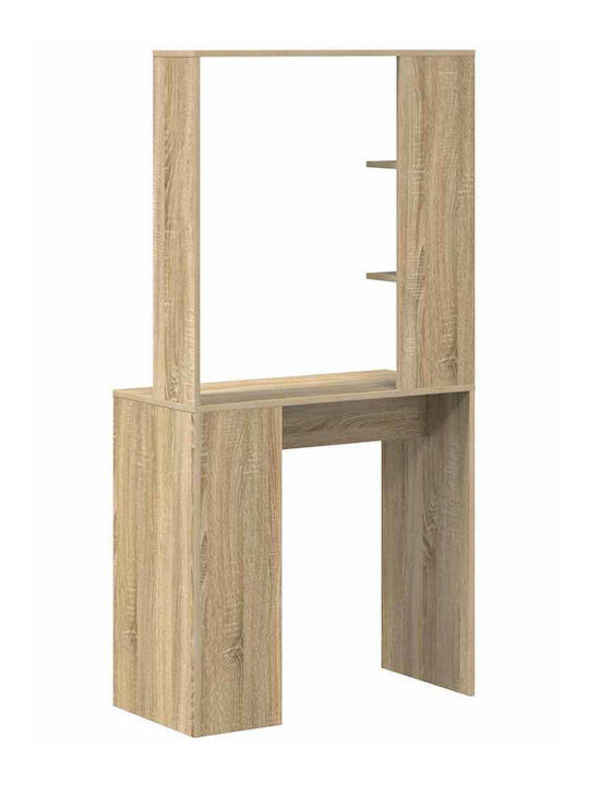 Birou de Calculatoare din Lemn de Stejar Sonoma 78.5x37x154.5cm