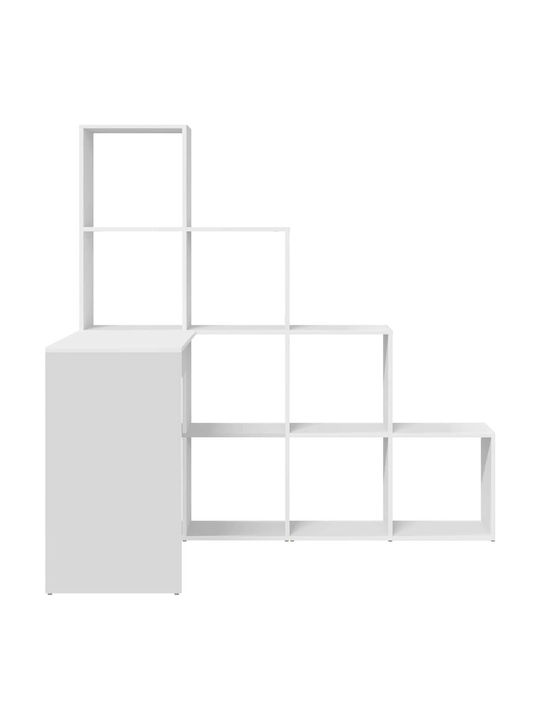 Конферентна Маса От Дърво Бяла 101.5x149.5x149.5см