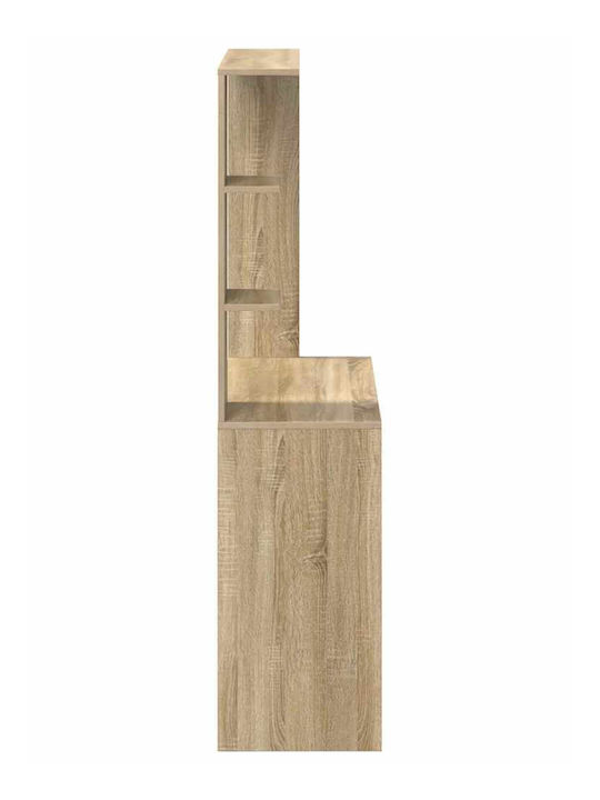 Birou de Calculatoare din Lemn de Stejar Sonoma 78.5x37x154.5cm