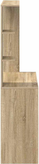 Γραφείο Υπολογιστή Ξύλινο Δρυός Sonoma 78.5x37x154.5εκ.