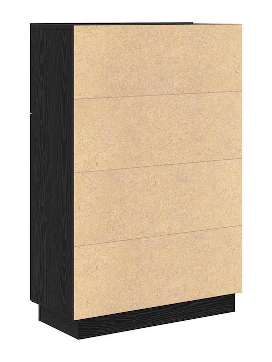 Schreibtisch Holz Schwarz 71.5x31.5x106.5cm