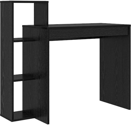 Computer Büro Holz Schwarz 100x40x90cm
