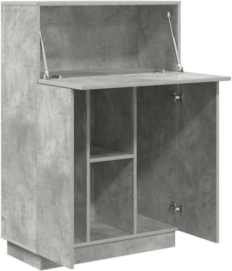 Computer Büro Holz Grey Concrete 71.5x31.5x106.5cm
