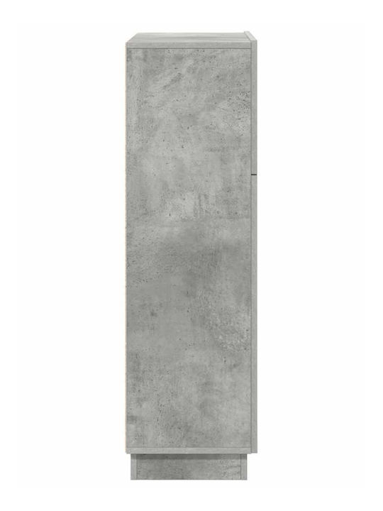 Computer Büro Holz Grey Concrete 71.5x31.5x106.5cm