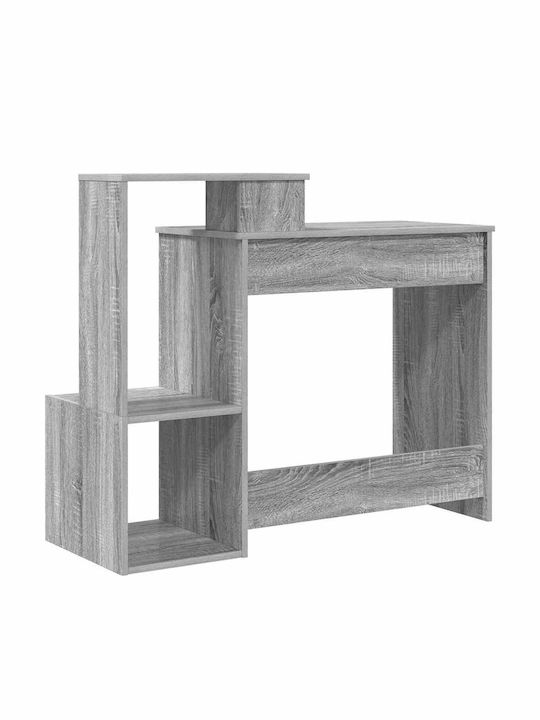Computer Office Wooden Grey Sonoma 106x40x88.5cm