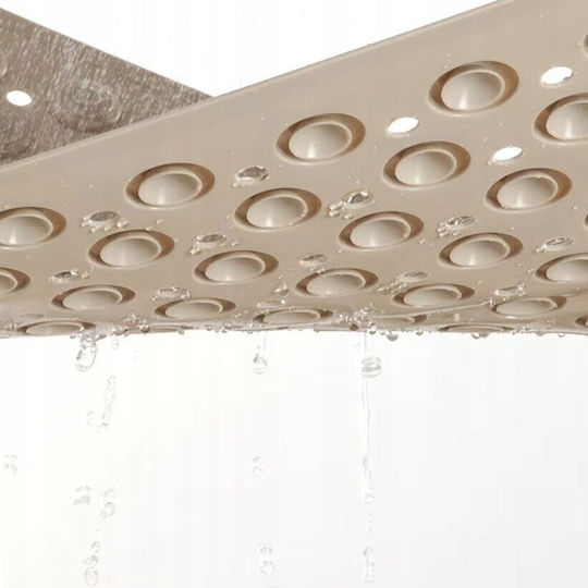 Αντιολισθητικό Σετ Πατάκια Μπάνιου isp24495lks Beige 36x69εκ.