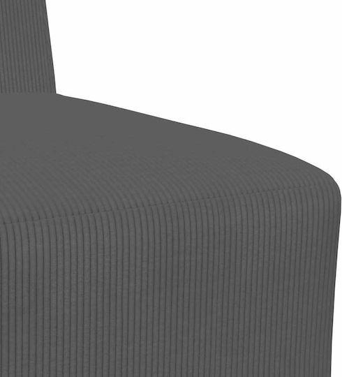 Vidaxl Elastische Abdeckungen 3 Stück Dunkelgrau 55 X 74 X 82 cm Samt