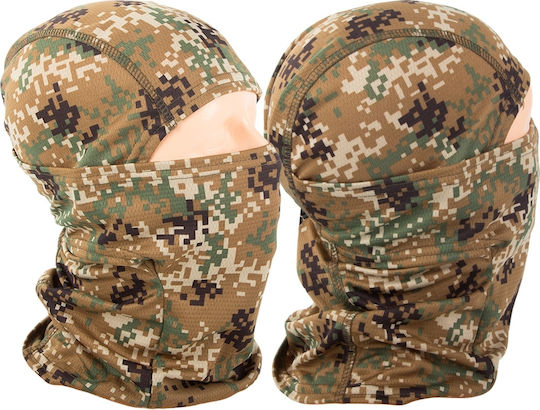 Tactical Full Face Camouflage Balaclava – Elastic Breathable One Size Outdoor Motorcycle Winter Sports Airsoft 135p
