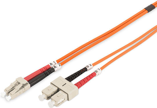 Висококачествен оптичен кабел 50/125 μm LC LC OM4 виолетов 5м