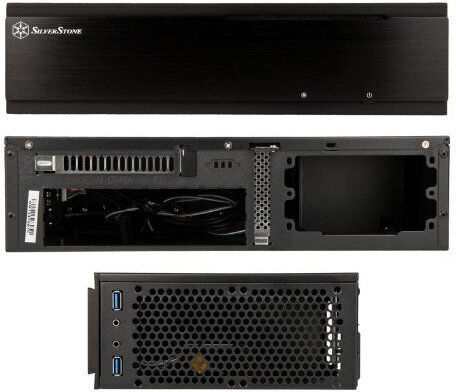 Silverstone Milo ML06 Home Theater Κουτί Υπολογιστή Μαύρο