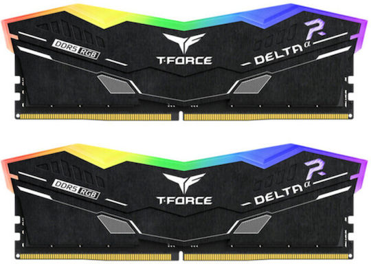 TeamGroup DELTAα RGB DDR5 32GB RAM με 2x16GB Modules και Ταχύτητα 6000 για Desktop