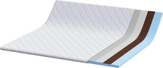 vidaXL Mattress Topper King Size Polyester 200x200x5cm