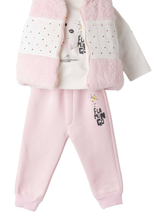 Evita Kids Sweatpants Set Pink