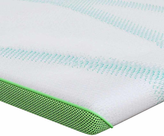 vidaXL Mattress Topper Semi-Double Polyester 120x200x6cm