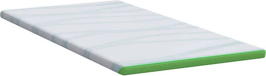 vidaXL Mattress Topper Semi-Double Polyester 120x200x6cm