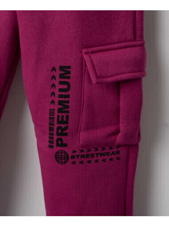 Nek Kids Wear Kinder Sweatpants Set - Jogginganzug Magenta