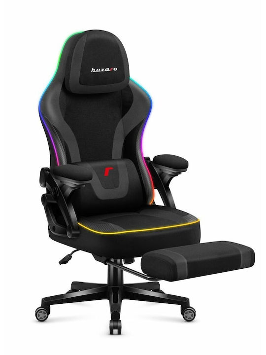 Huzaro Force 4.6 Gaming Chair with RGB Lighting and Footrest Black