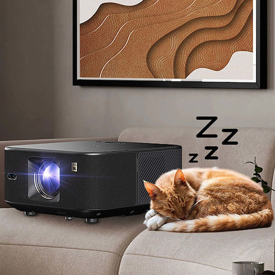 Yaber K3 Pro Projector LCD Full HD Απλής Λάμπας με Wi-Fi και Ενσωματωμένα Ηχεία