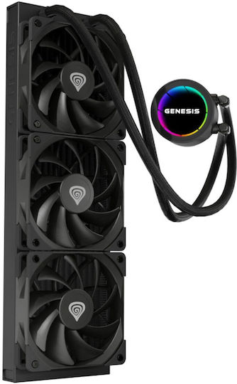Genesis Hydria 360 Water Cooling System AIO CPU with 3 Fans 120mm