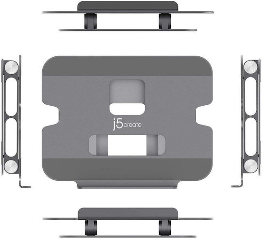 J5create Multi-Angle Cooling Pad for Laptop up to 16 Inches Silver