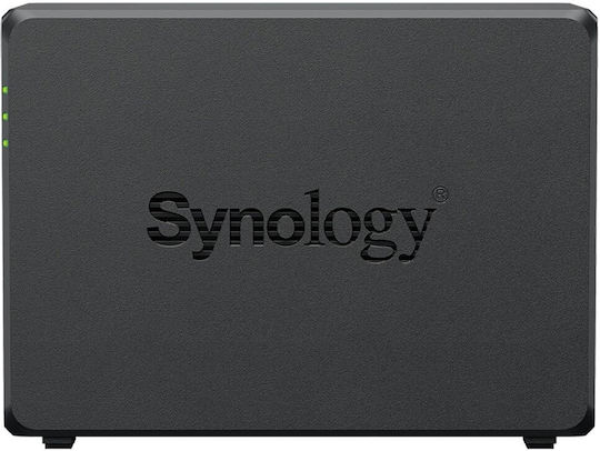 Synology DiskStation NAS Tower με 2 θέσεις για HDD/M.2/SSD και 2 θύρες Ethernet