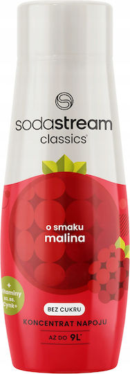 Sodastream Syrup Σόδα Raspberry με Ανθρακικό, Χωρίς Ζάχαρη σε Κουτί 2x250ml