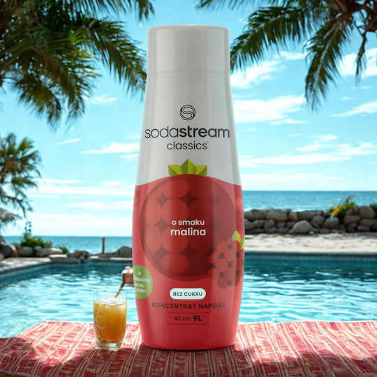 Sodastream Syrup Сода Малина с Газировка, Без Захар в Кутия 2x250мл