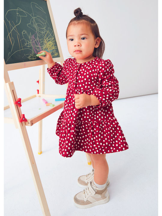 Kinderkleid Langärmelig Red