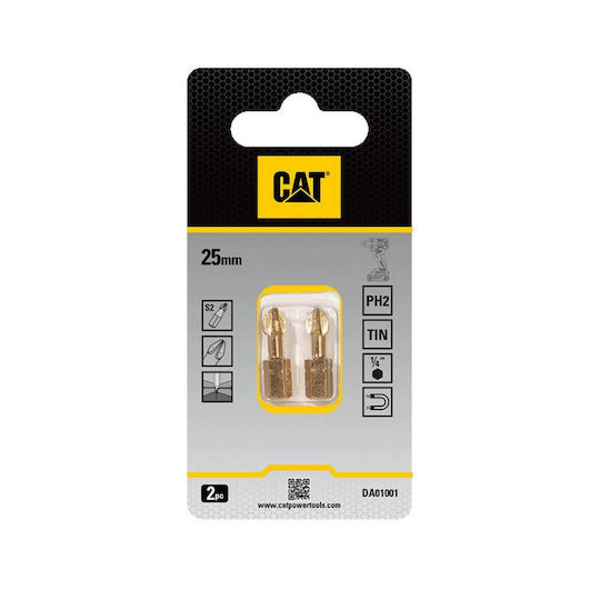 CAT Σετ 2 Μύτες Κατσαβιδιού Σταυρός