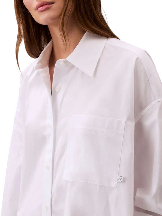 Καλοκαιρινό Mini Σεμιζιέ Φόρεμα Brilliant White