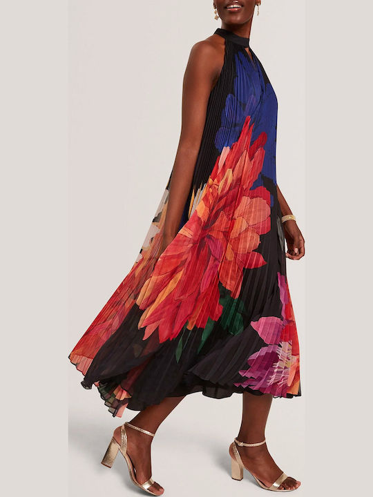 Summer Midi Evening Dress Black