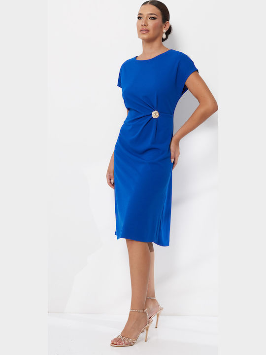 Summer Midi Dress Blue
