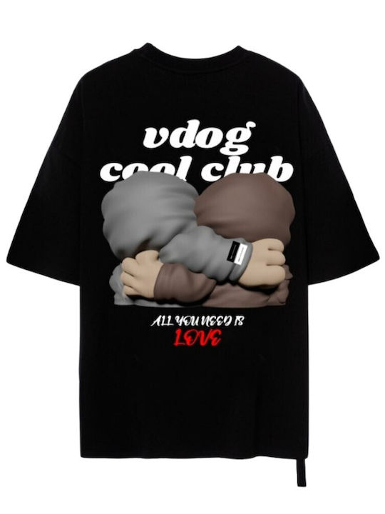 Mod Wave Movement T-shirt Μαυρο-black